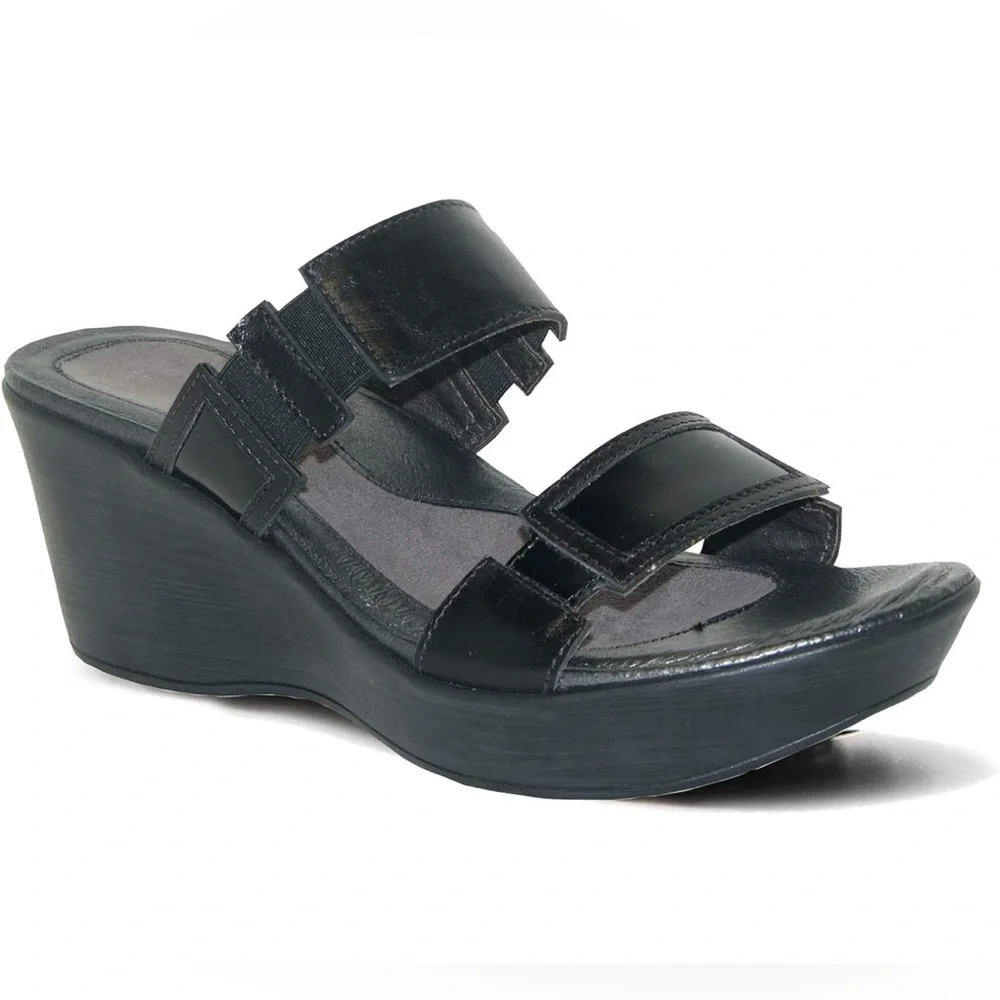 NAOT Footwear Women's Treasure Wedge Sandal Size 39